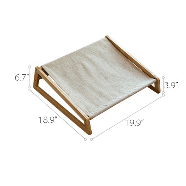 Portable Teakwood Cat Chair