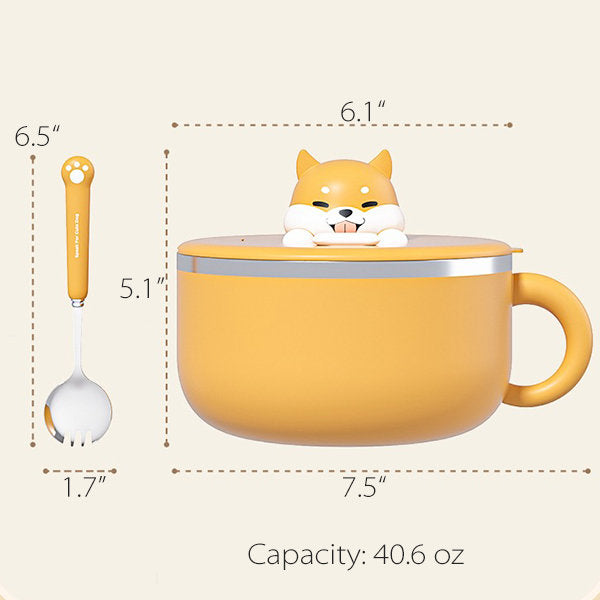 Shiba Inu Instant Noodle Bowl