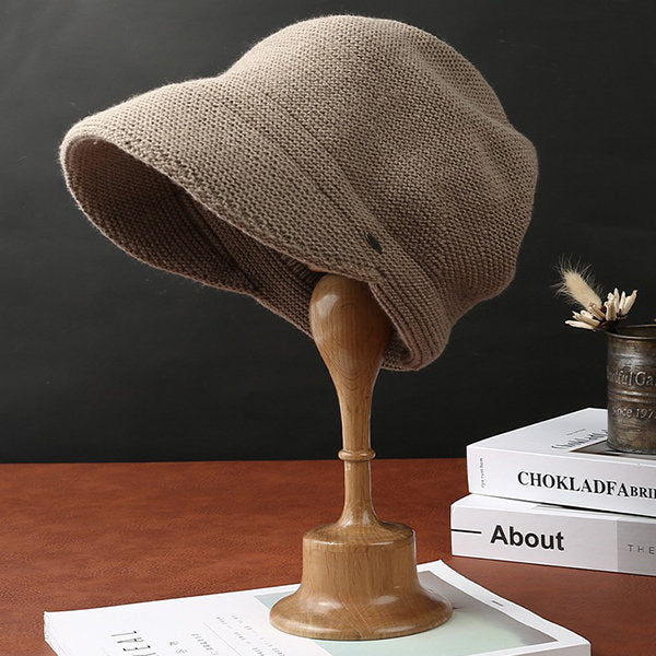 Solid-Color Knit Hat