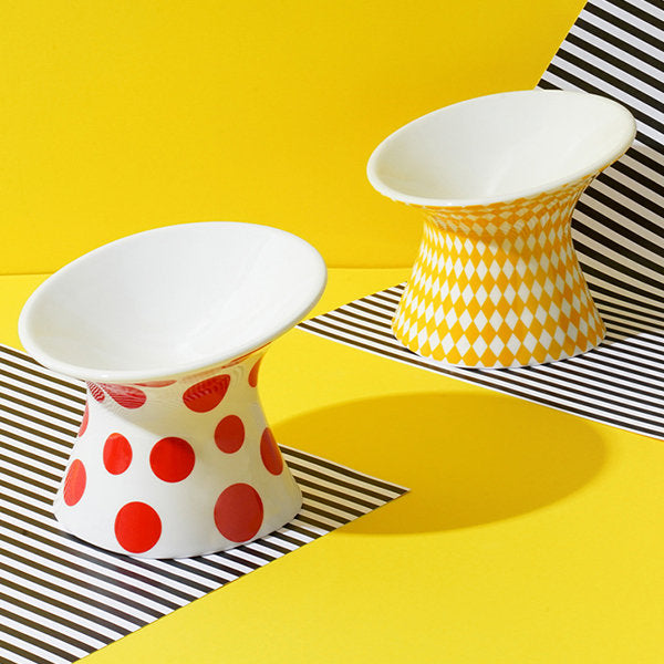 Abstract Pattern Pet Bowl