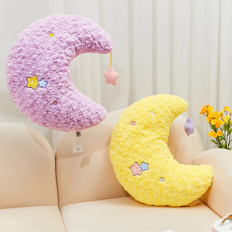 Pastel Color Moon Pillow