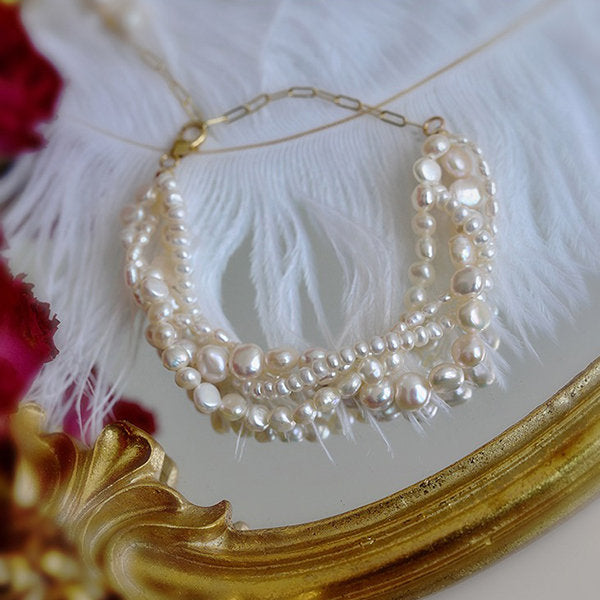 Multi-layered Pearl Bracelet
