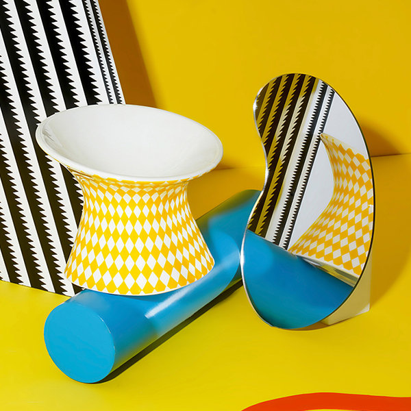 Abstract Pattern Pet Bowl
