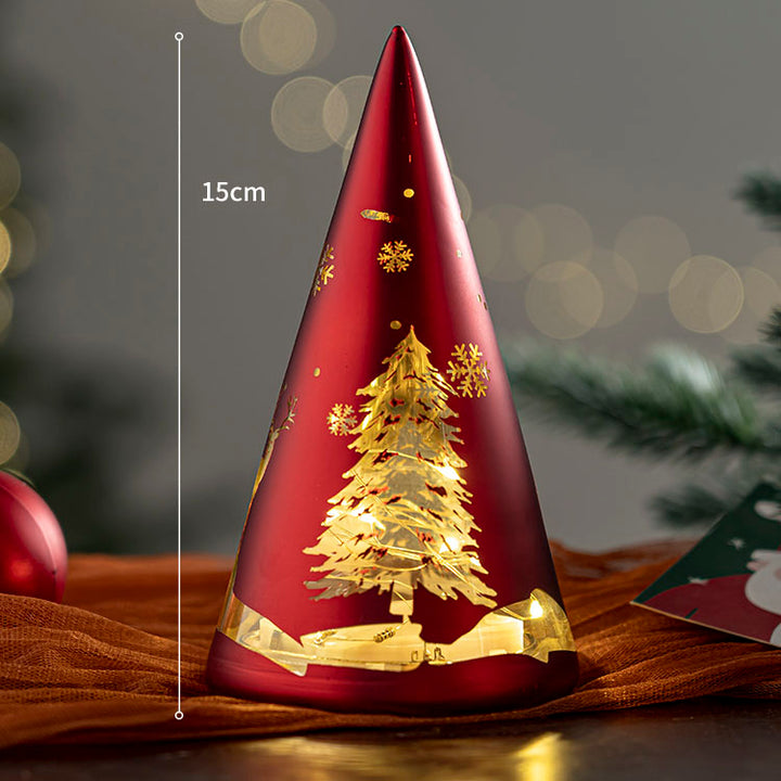 Christmas Tree Cone-Shaped Night Light