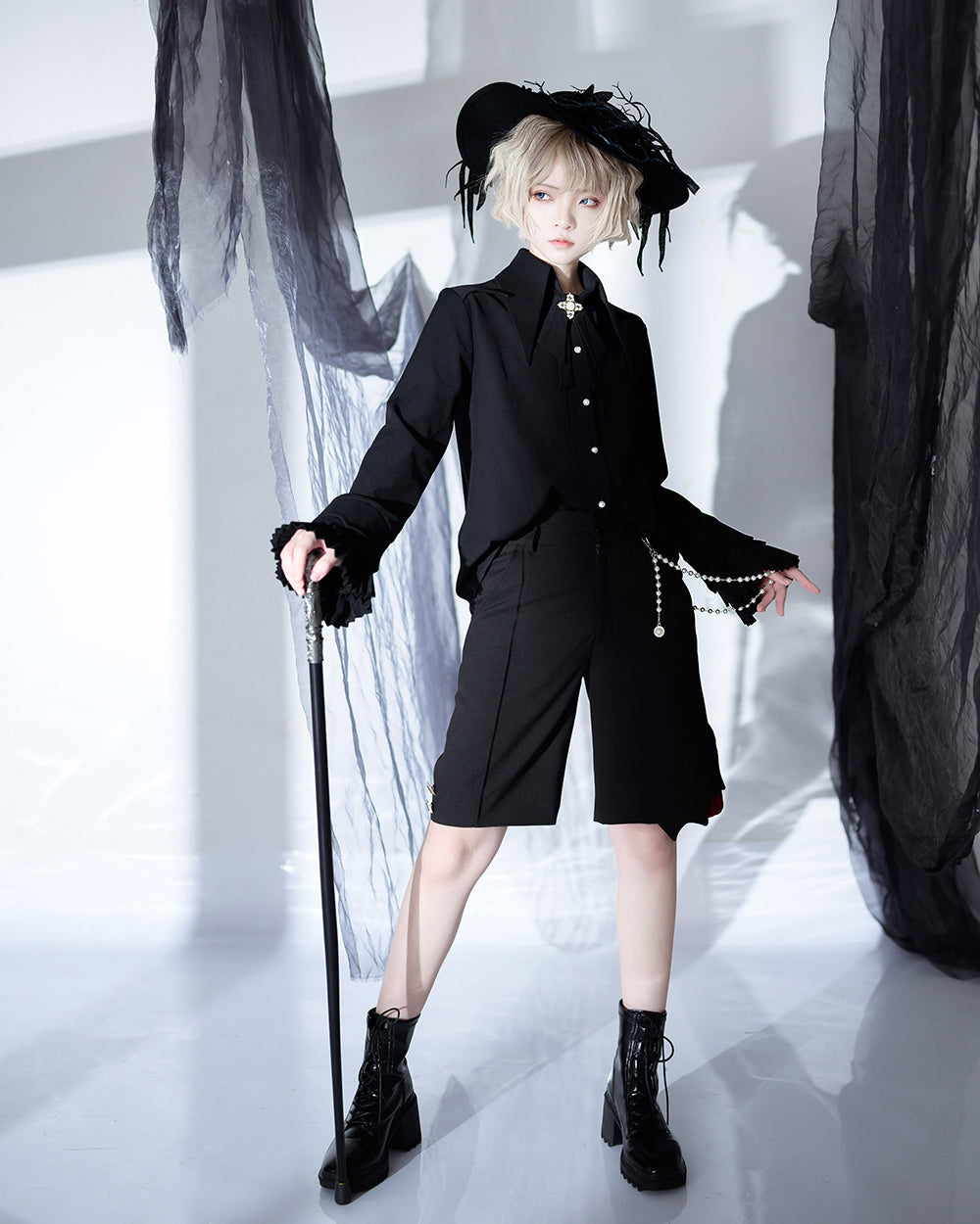 Prince Black long-sleeve shirt