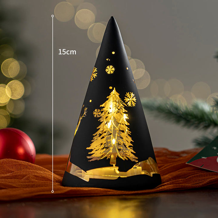 Christmas Tree Cone-Shaped Night Light