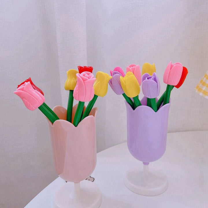 Pretty Tulip Pen Holder