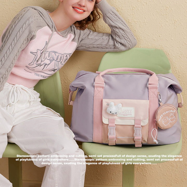 Fashionable Short-trip Luggage Bag Single-shoulder Gym Tote Bag