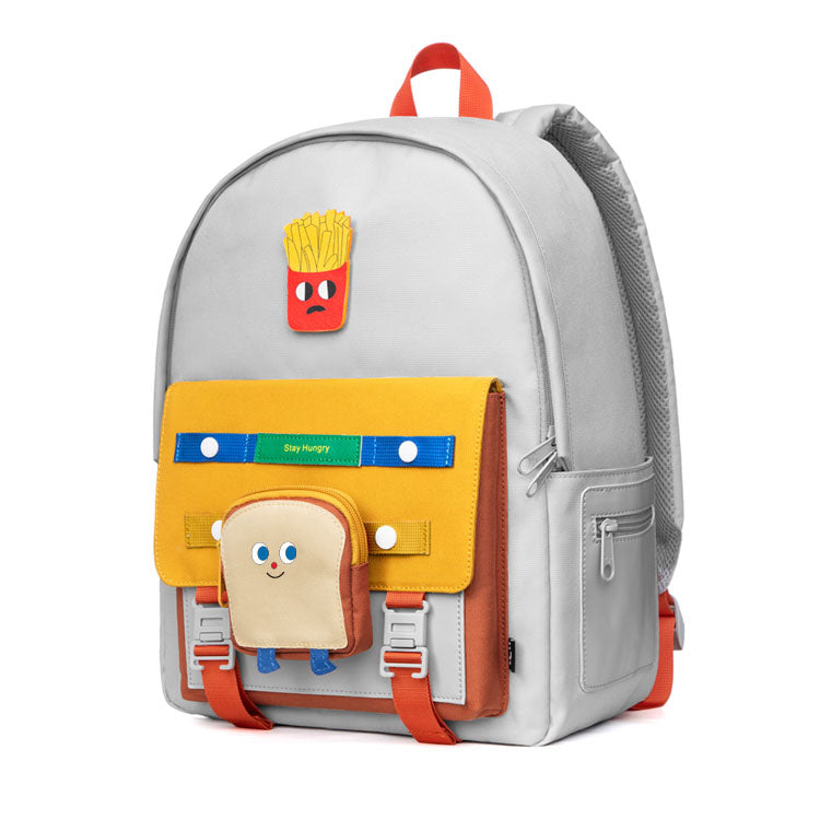 Cute Cartoon Toast Fries Backpack