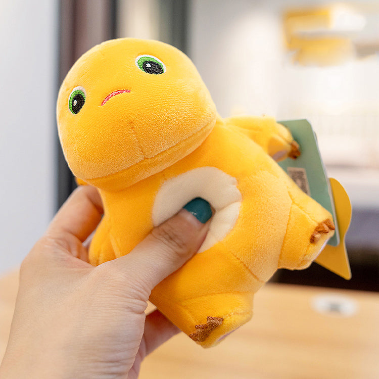 Yellow Baby Dinosaur Hanging Keychain