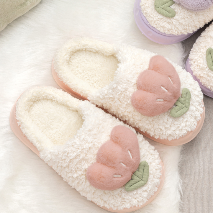 Tulip Plush Slippers