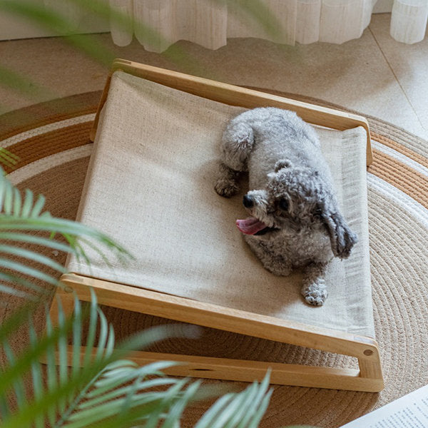 Portable Teakwood Cat Chair
