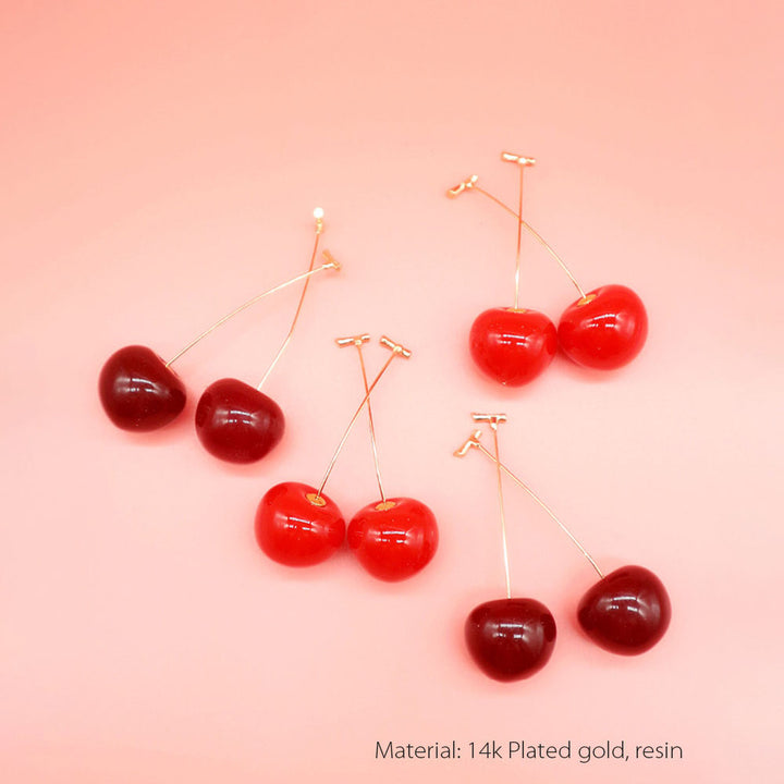 Retro Cherry Dangles