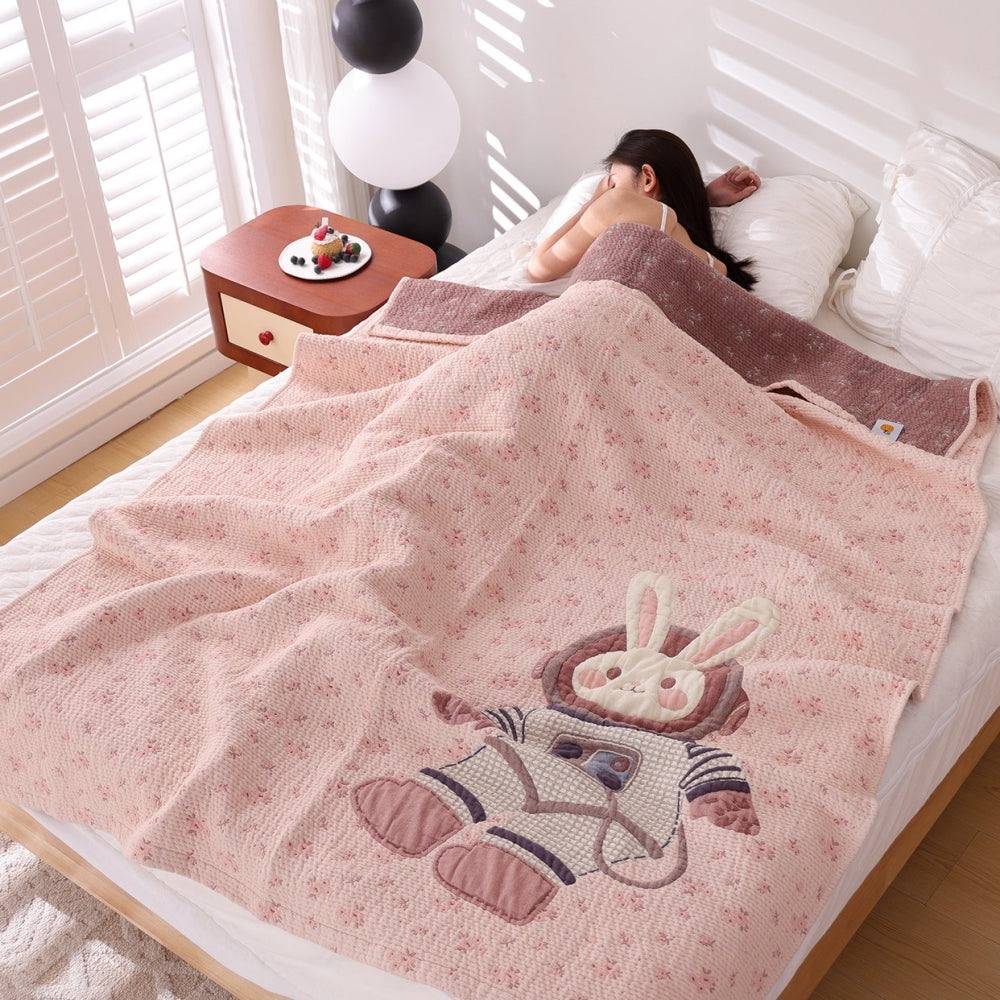 Astronaut Bunny Blanket