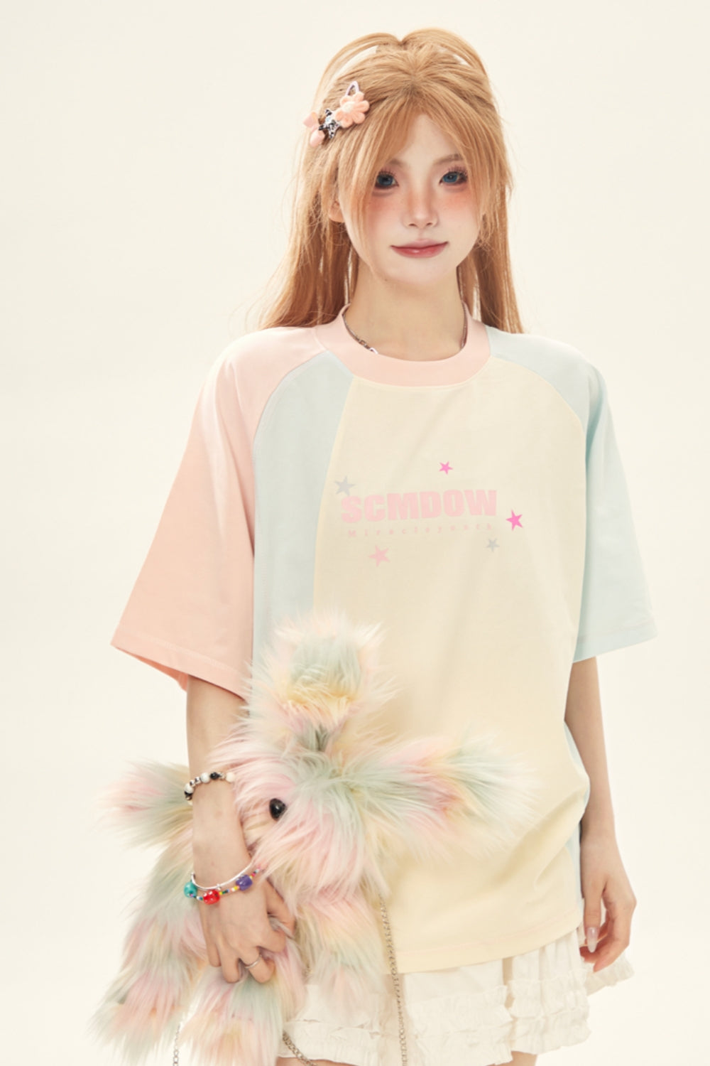 Dopamine Color-Block T-Shirt