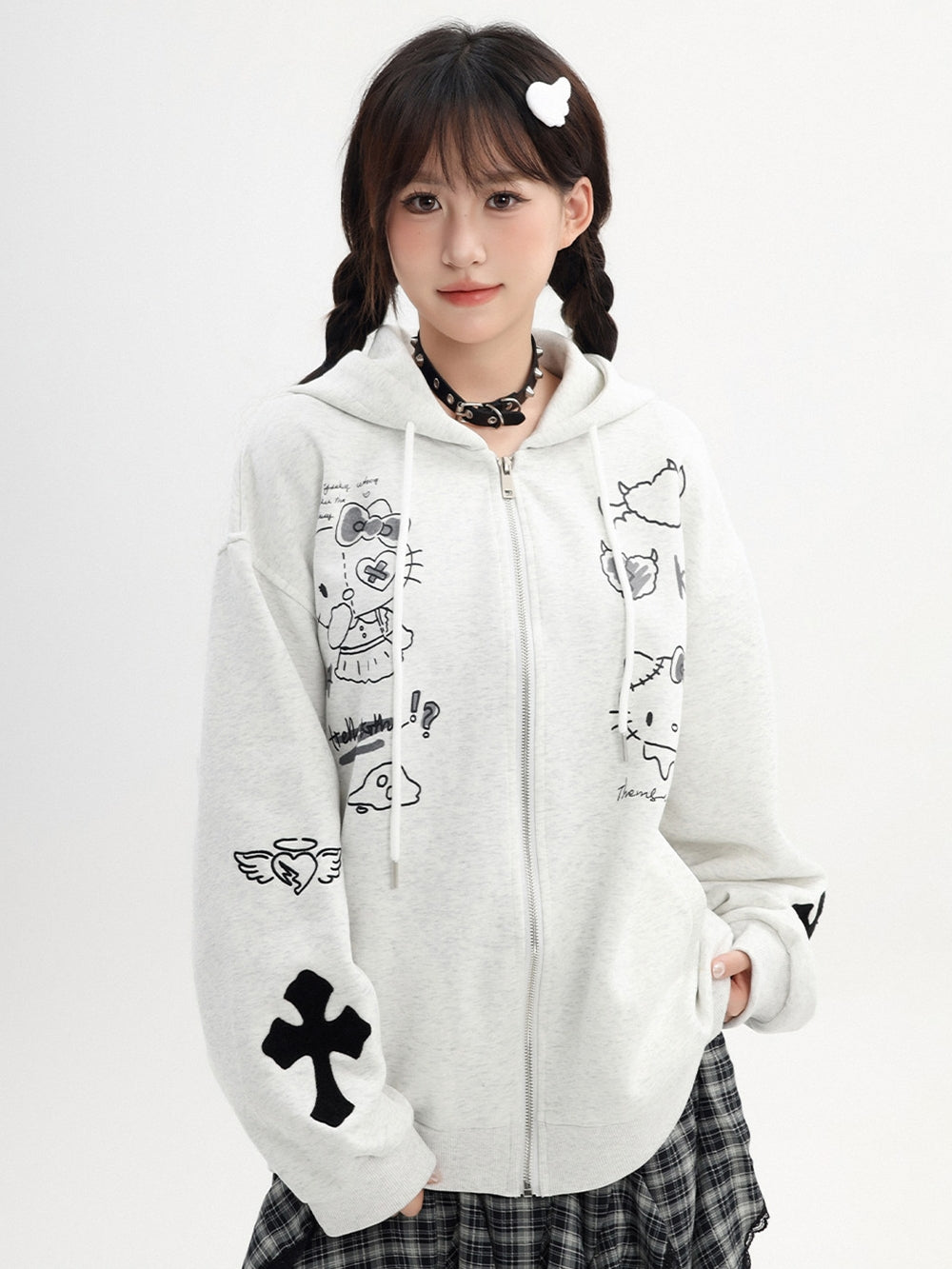 Kitty Cat Ear Hoodie Jacket