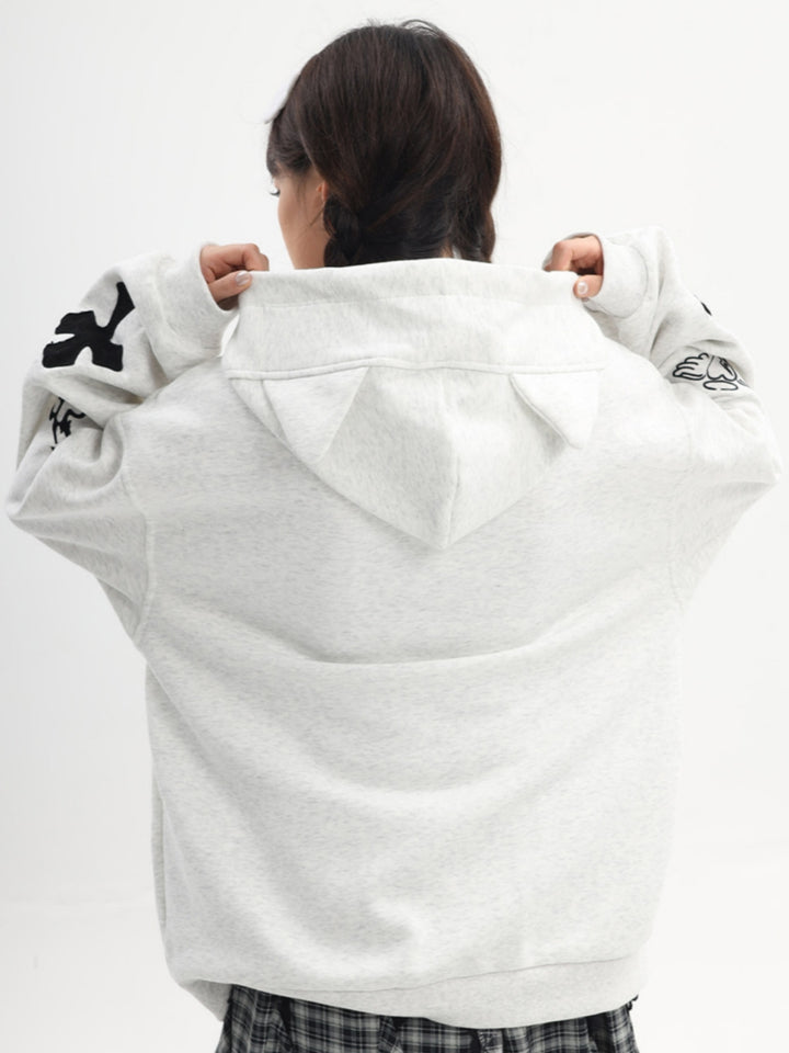 Kitty Cat Ear Hoodie Jacket