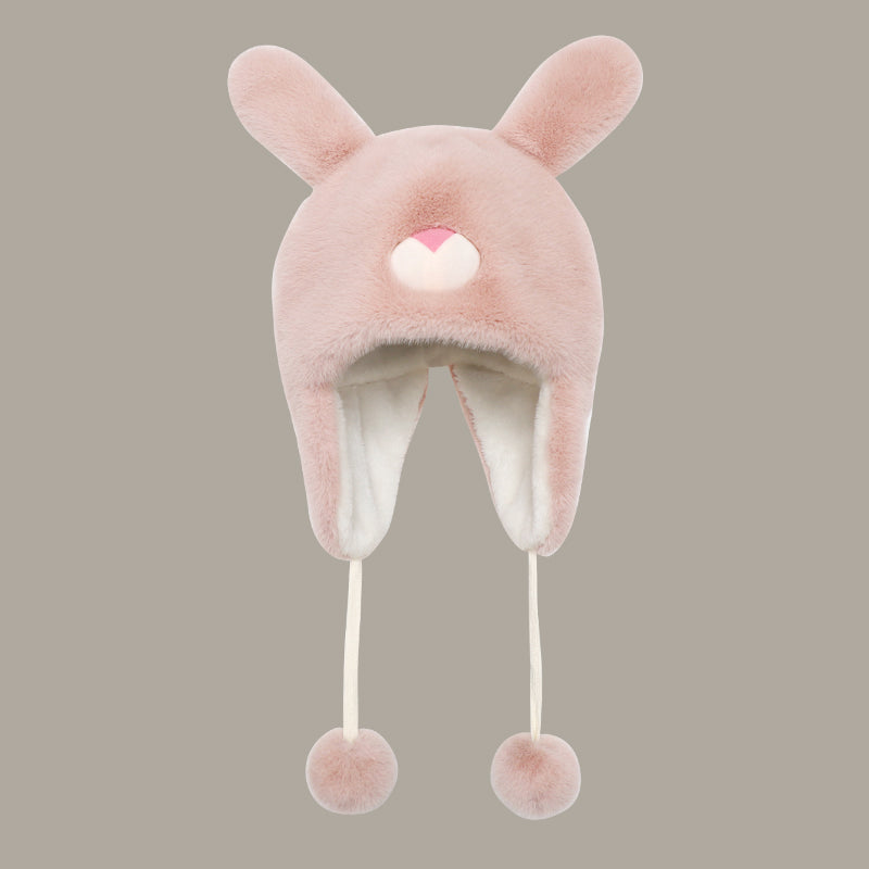 Lovely Bunny Ear Plush Hat