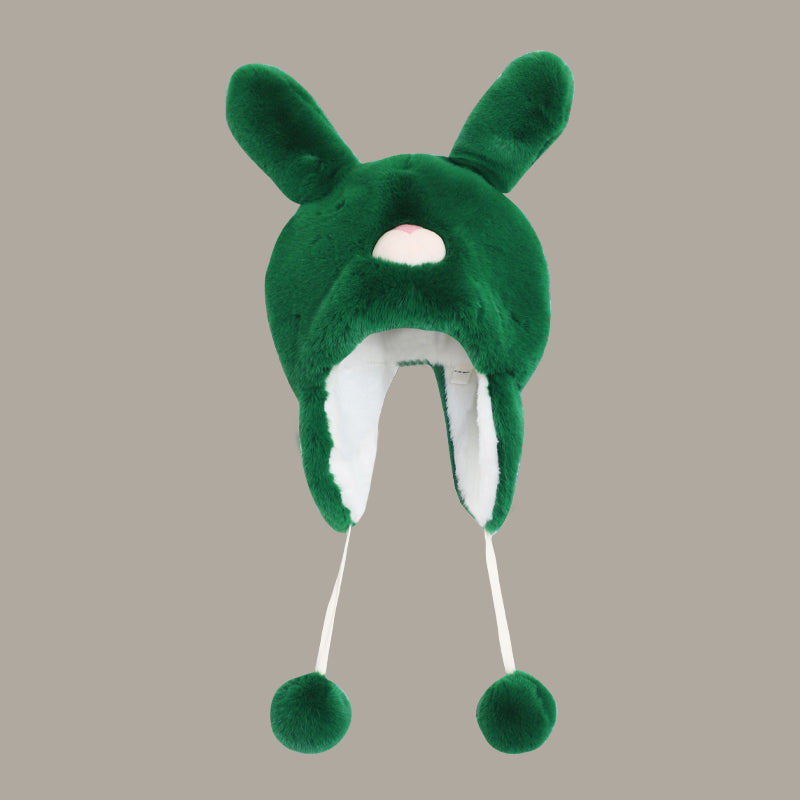 Lovely Bunny Ear Plush Hat