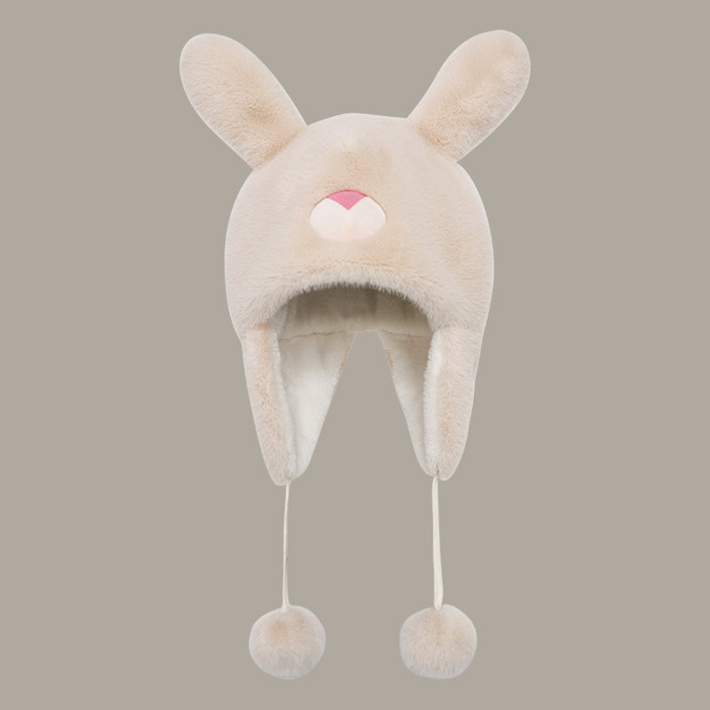 Lovely Bunny Ear Plush Hat