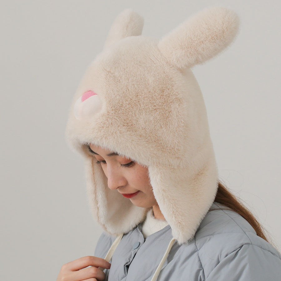 Lovely Bunny Ear Plush Hat