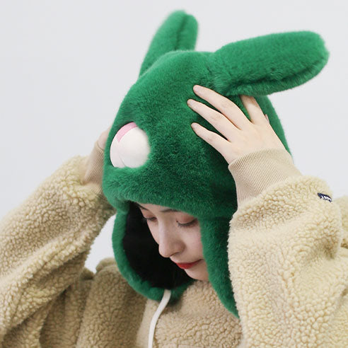 Lovely Bunny Ear Plush Hat