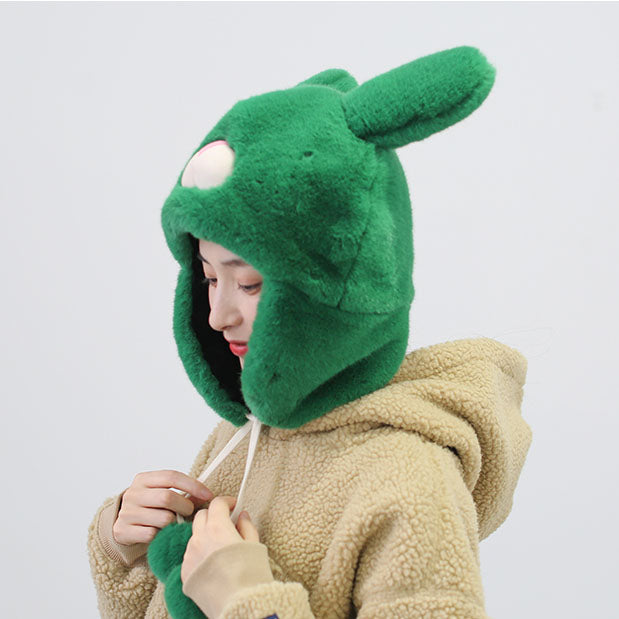 Lovely Bunny Ear Plush Hat