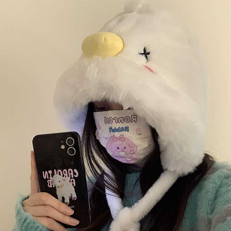 Lovely Cartoon Duck Plush Hat