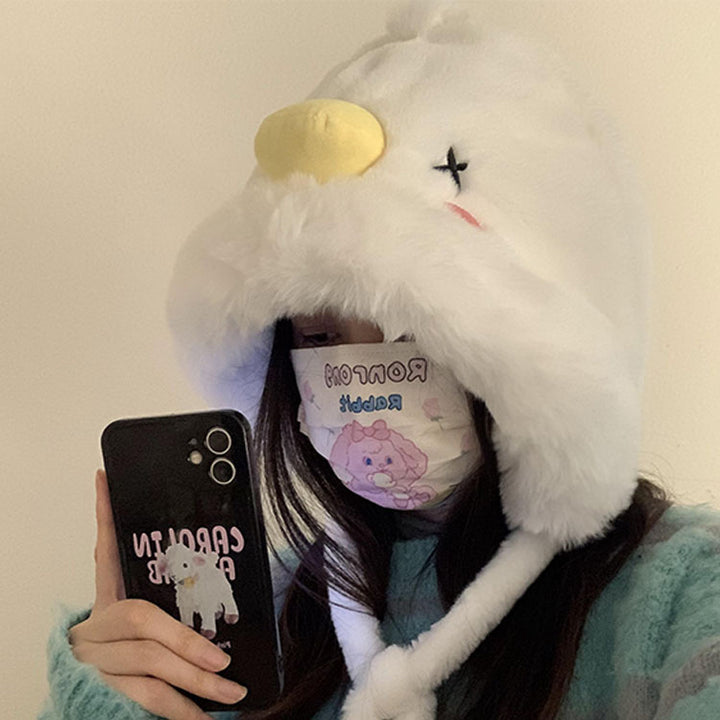 Lovely Cartoon Duck Plush Hat