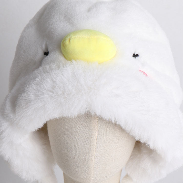 Lovely Cartoon Duck Plush Hat