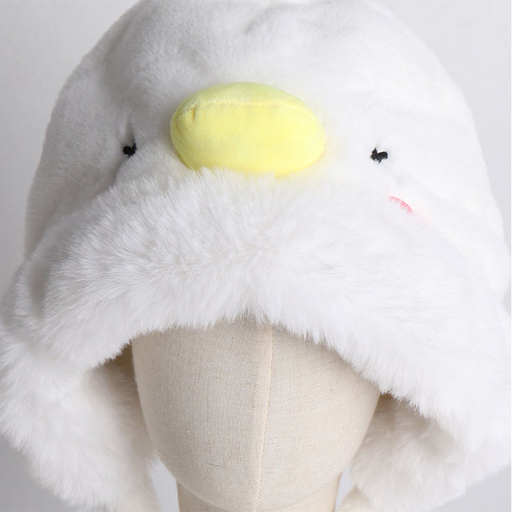 Lovely Cartoon Duck Plush Hat
