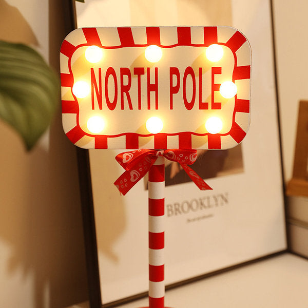 Christmas Signpost Decorative Light