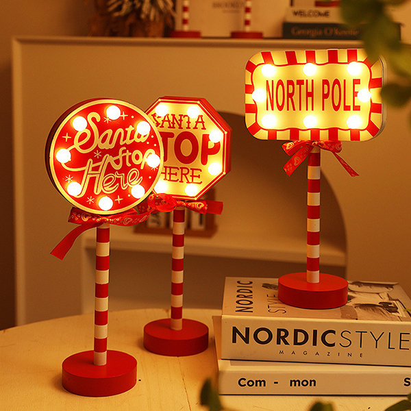 Christmas Signpost Decorative Light