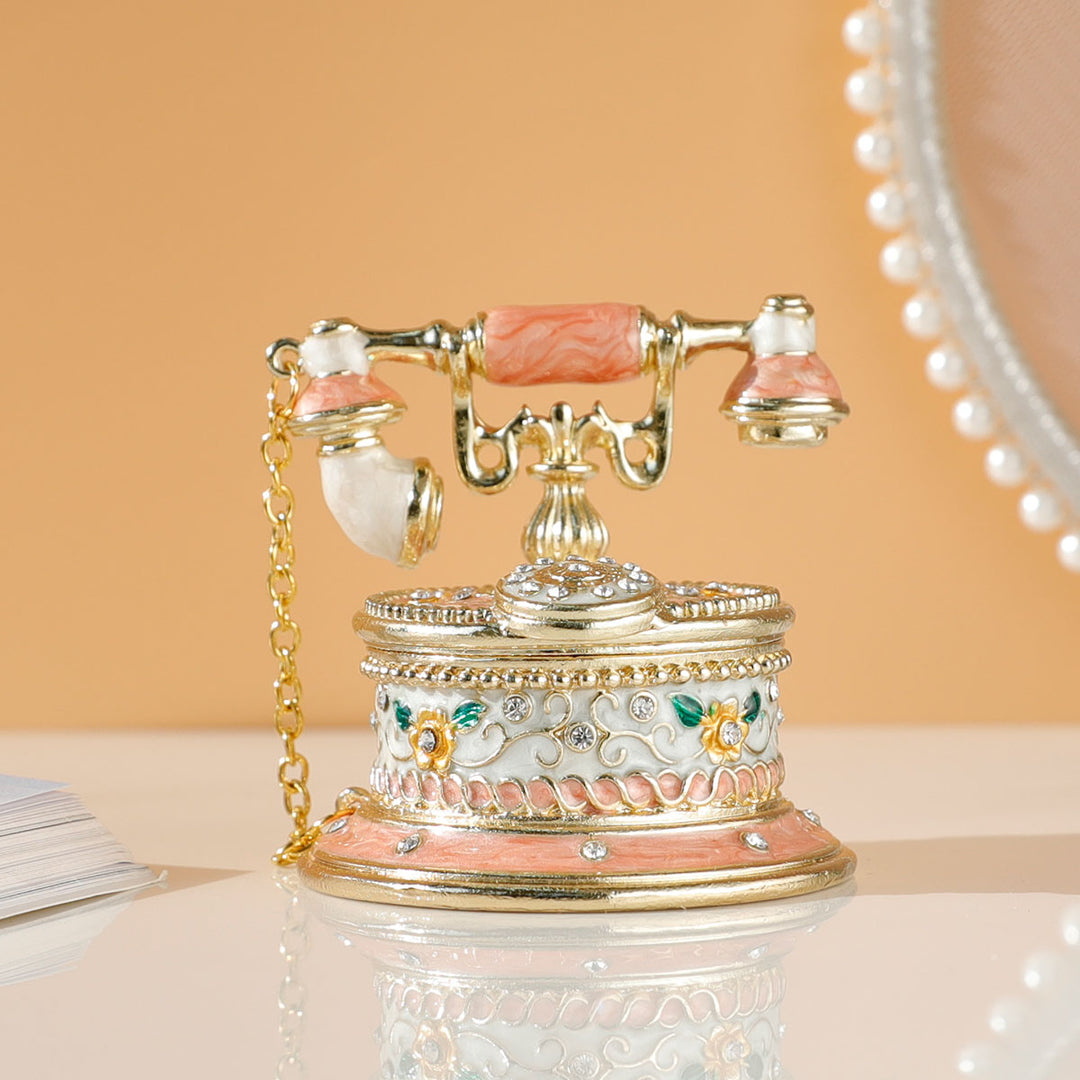 Vintage Telephone Jewelry Box