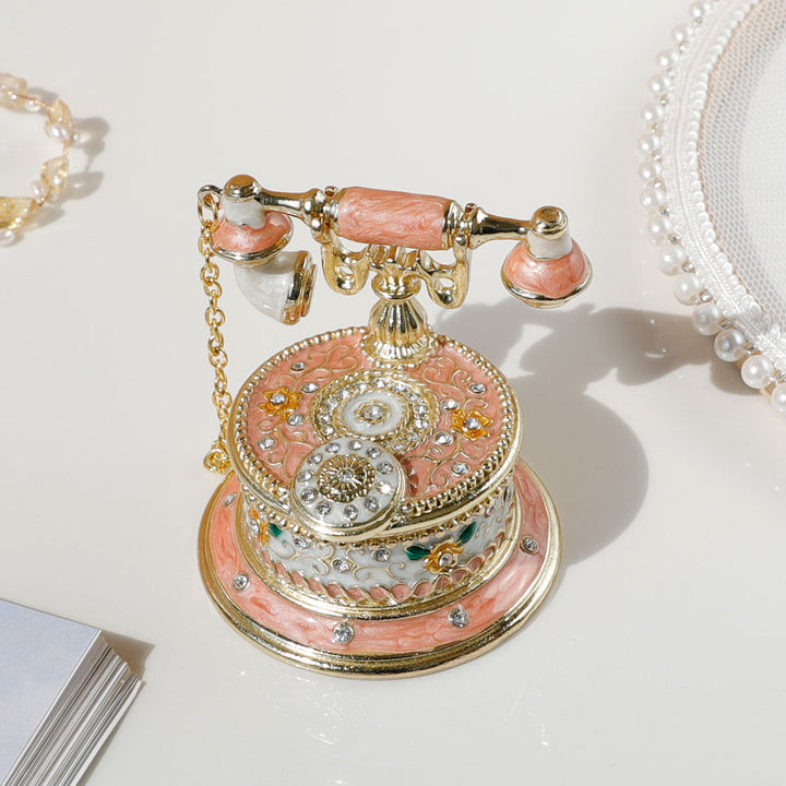 Vintage Telephone Jewelry Box