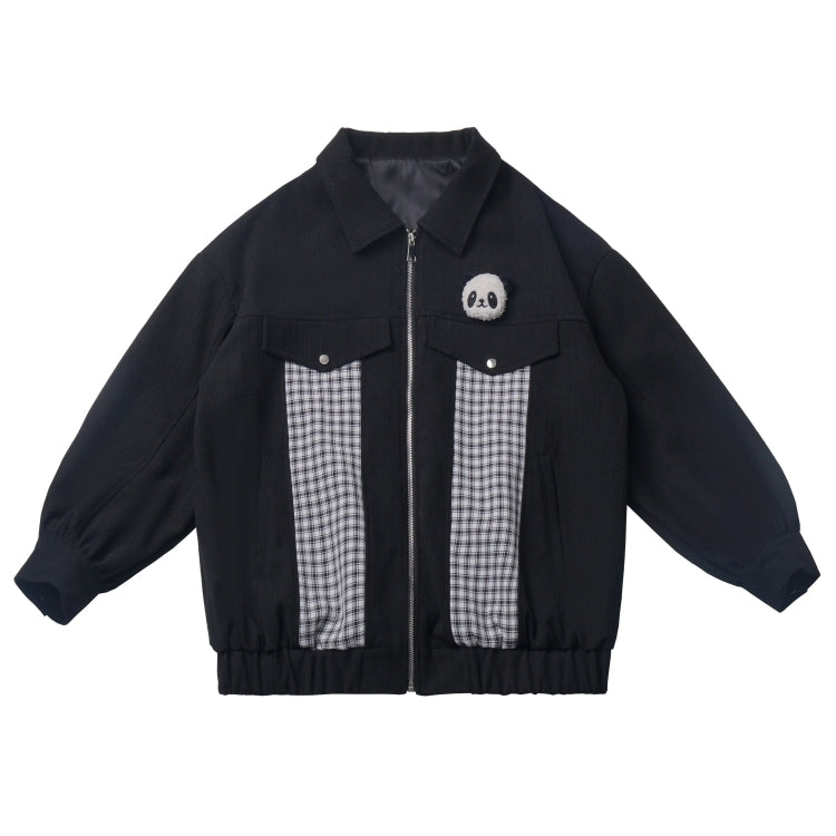 Panda Patch Gingham Shirt /Pants /Jacket