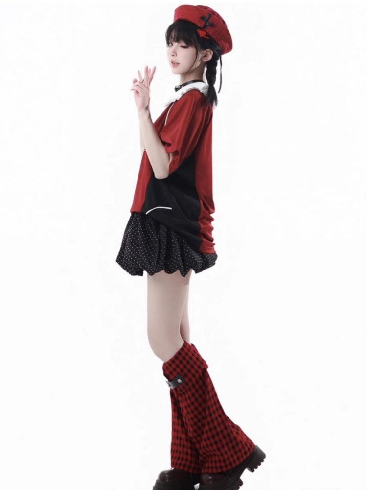 Punk Streetwear T-shirt / Skirt / Pants / Leg Warmers