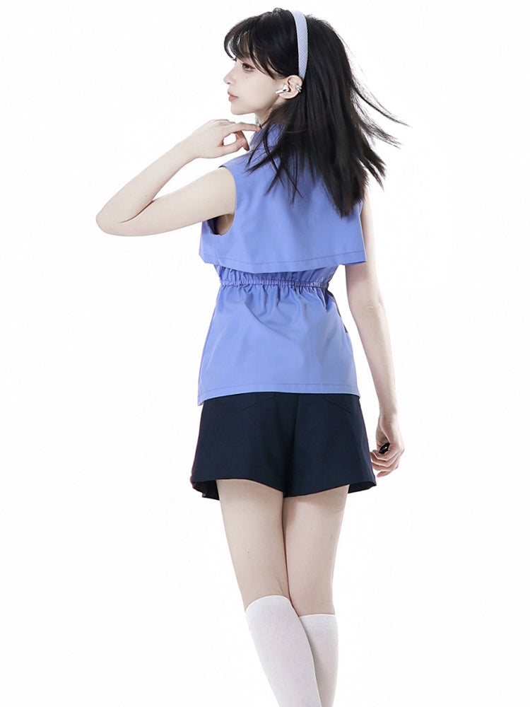 Preppy Schoolgirl Shirt / Skirt / Shorts