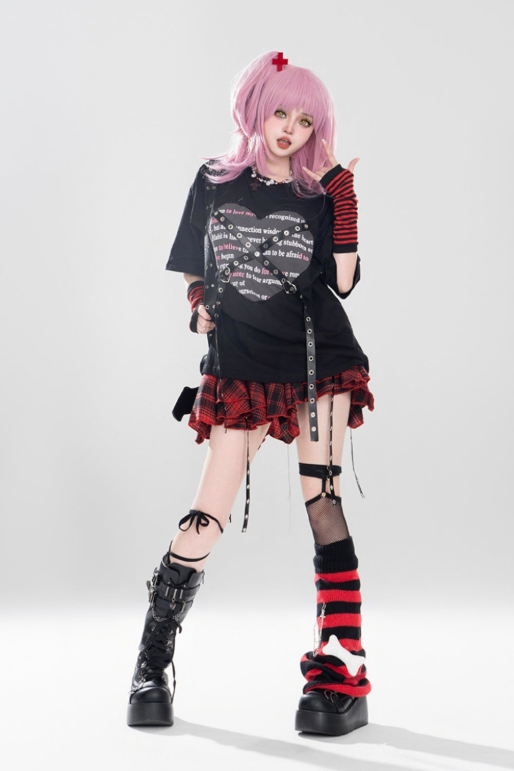 Black Alternative Culture Oversized T-shirt