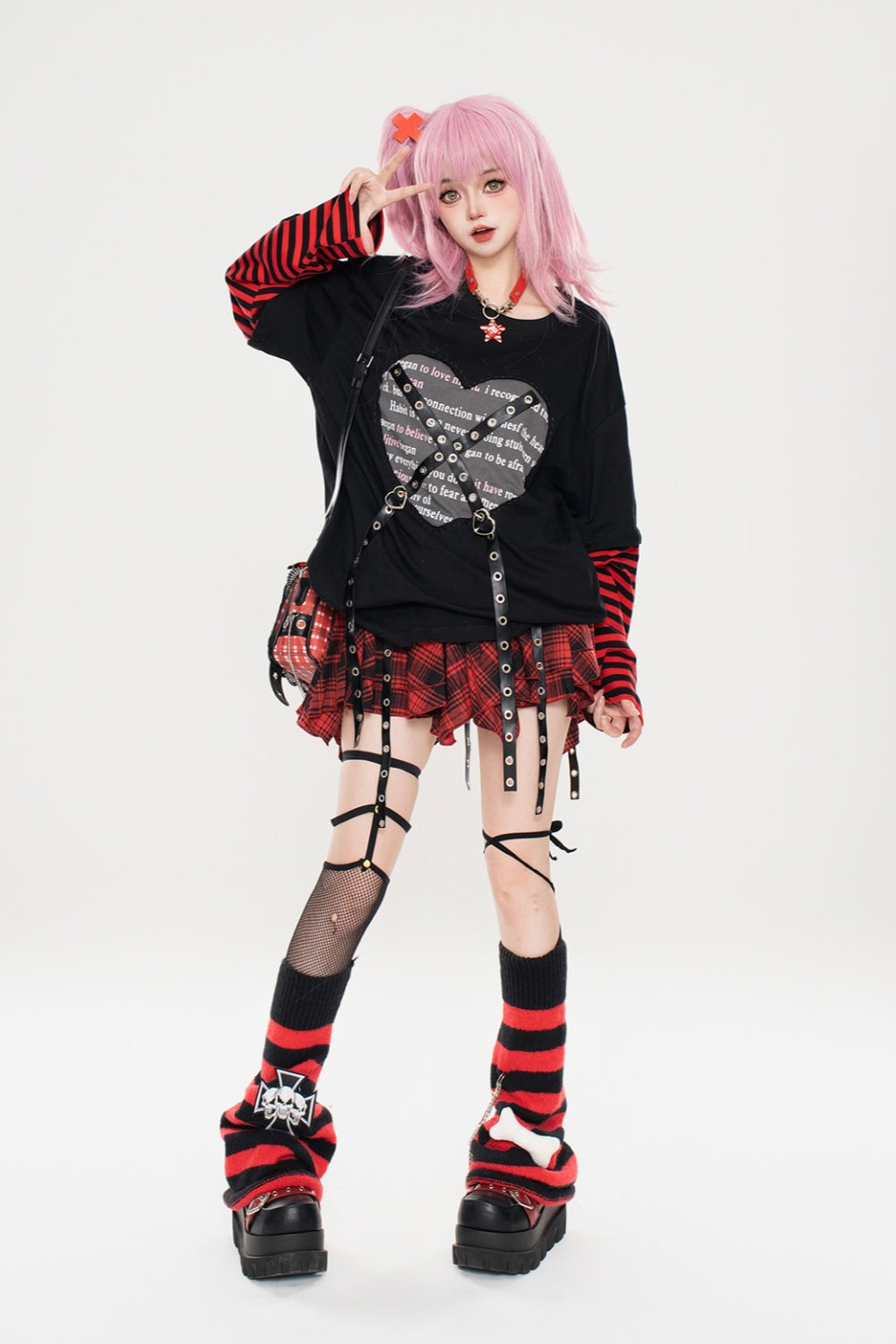 Black Alternative Culture Oversized T-shirt