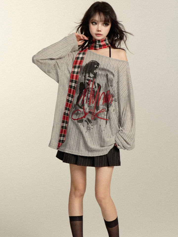 Punk Loose Fit Knitted Top