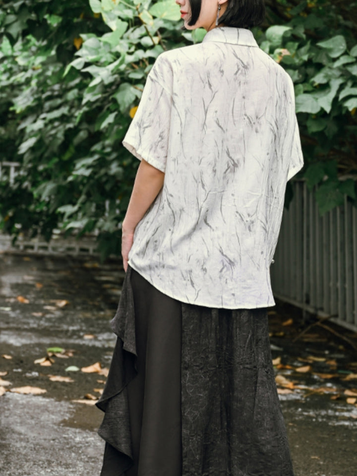 Summer Tassel Jacquard Shirt