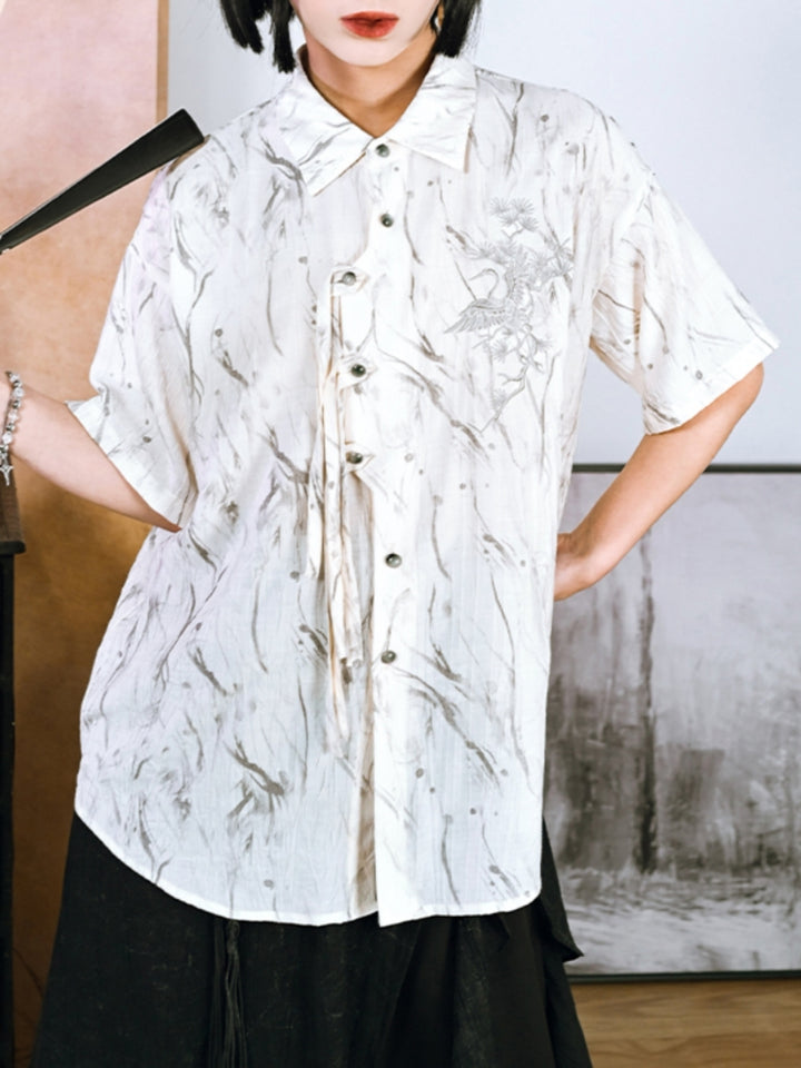 Summer Tassel Jacquard Shirt