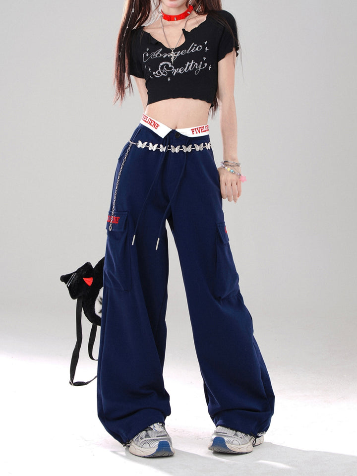 Loose Straight-Leg Casual Pants for Summer