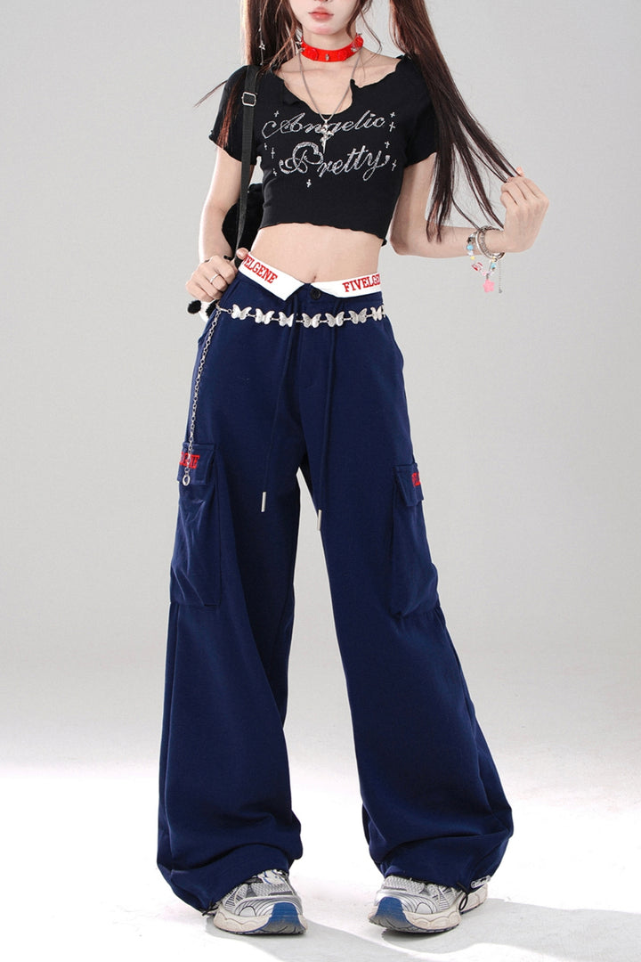 Loose Straight-Leg Casual Pants for Summer
