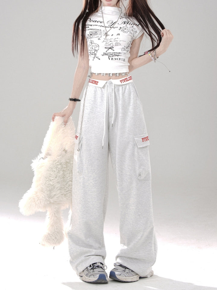 Loose Straight-Leg Casual Pants for Summer