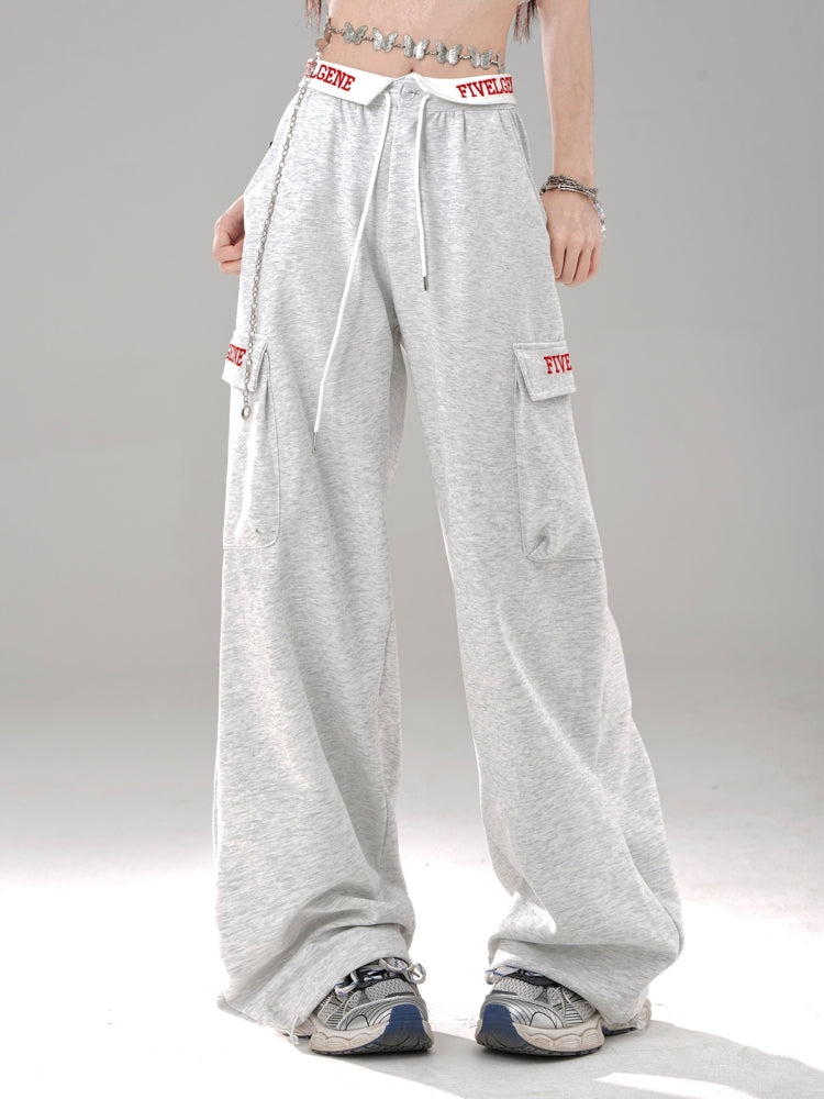 Loose Straight-Leg Casual Pants for Summer