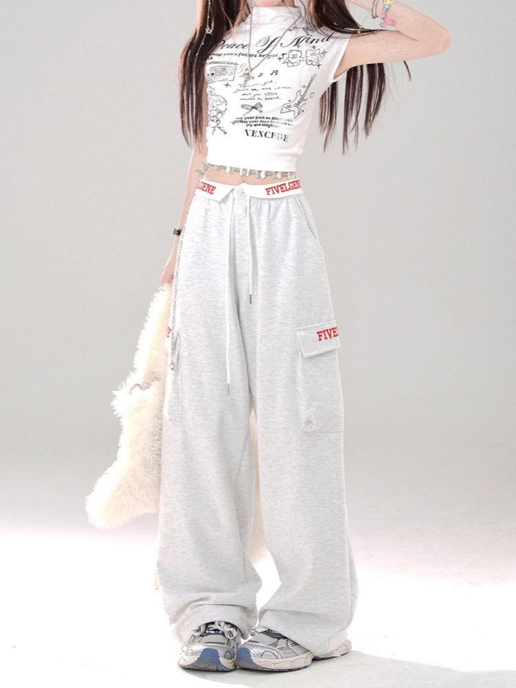 Loose Straight-Leg Casual Pants for Summer