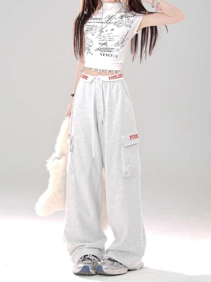 Loose Straight-Leg Casual Pants for Summer