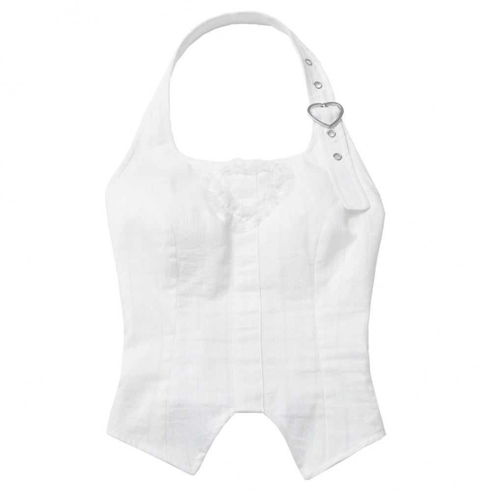 Pink Anime Girl Outfit Bell Sleeve Crop Top / Skirt